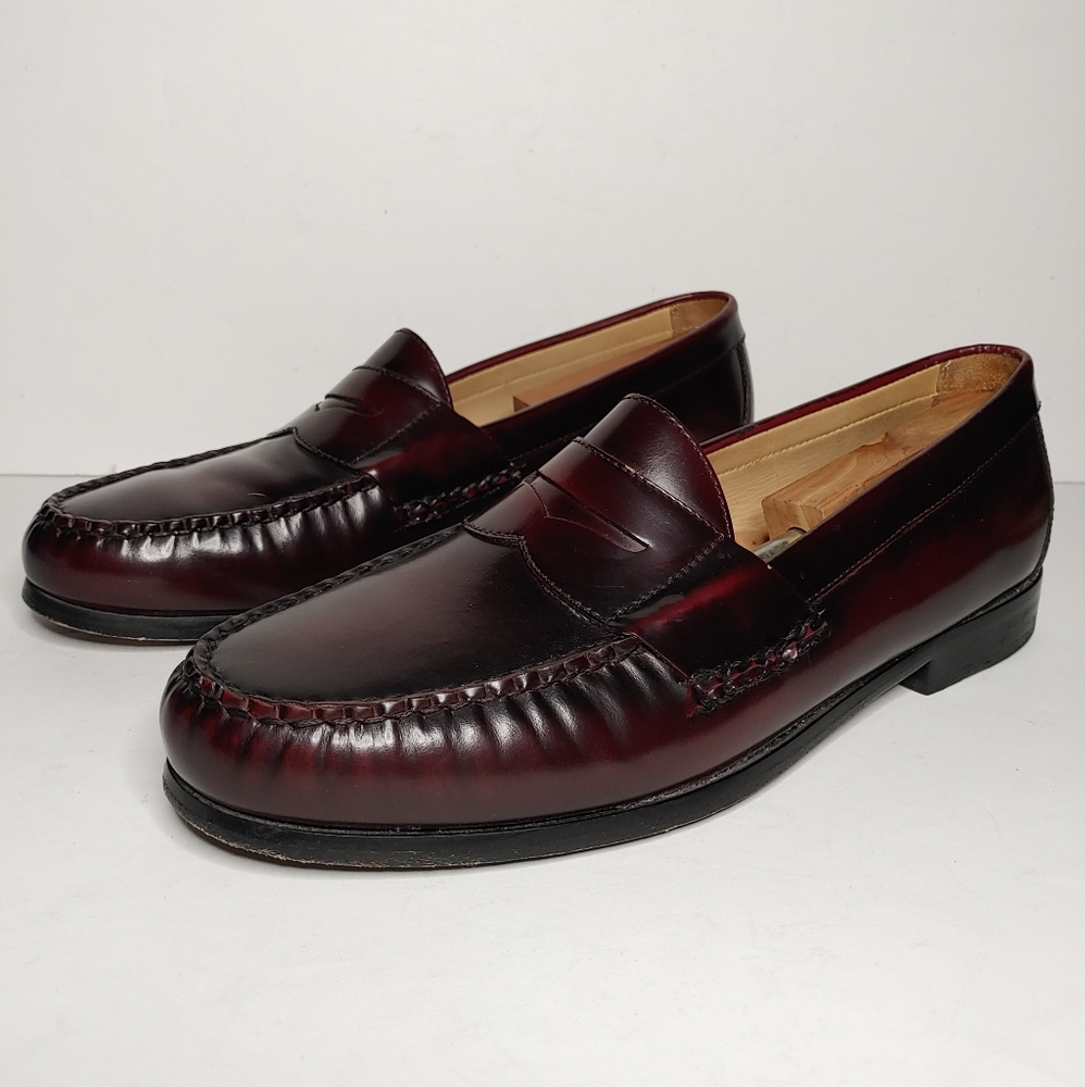 Johnston & Murphy Burgundy Loafer Slip On Size #13